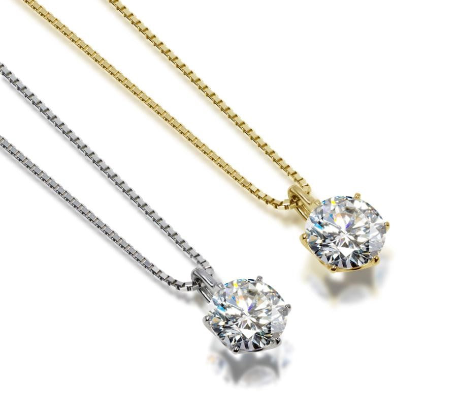 ダイヤペンダントネックレス