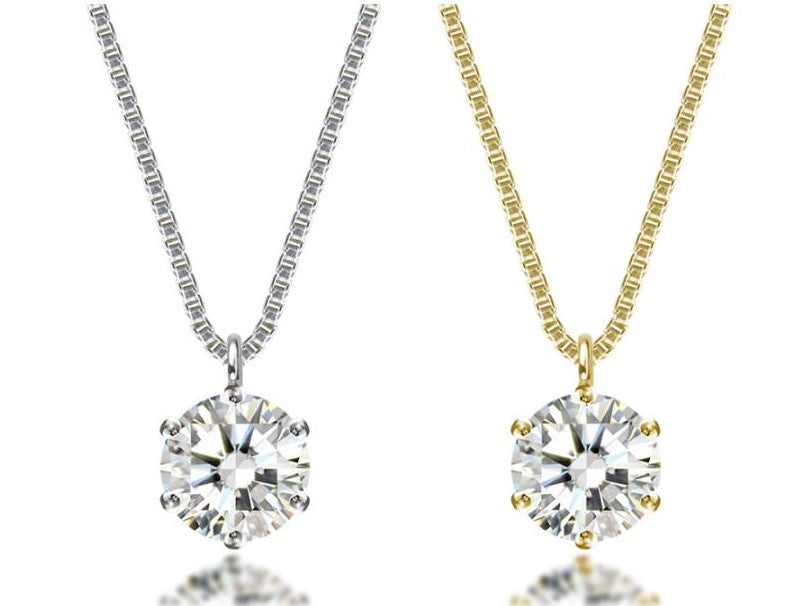 ダイヤペンダントネックレス