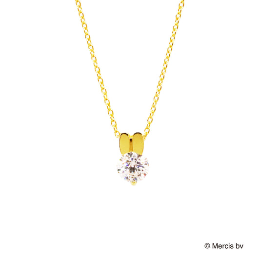 期間限定商品　ミッフィーカットペンダント/ゴールド